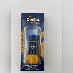 Doritos Cool Ranch 2 piece Nail polish Set, .26 oz, Orange and Blue Nail Polish